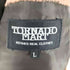 トルネードマート TORNADO MART パネルレザー ラビットファー 比翼 ジップアップジャケット メンズ import:L