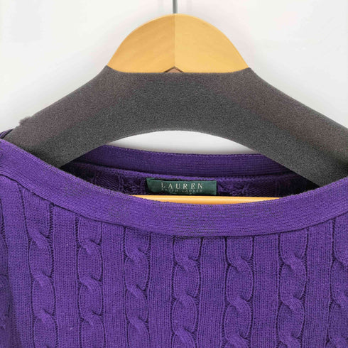 ローレンラルフローレン LAUREN RALPH LAUREN 肩ボタン ケーブルニット レディース XL