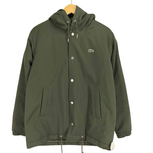 ラコステ LACOSTE 裏地キルティング 中綿フードコーチジャケット メンズ FR:48