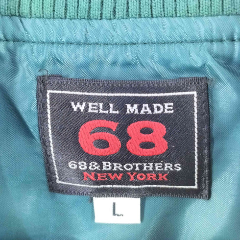 シックスティエイトアンドブラザーズ 68&BROTHERS ナイロン スタジアム ジャケット メンズ JPN:L
