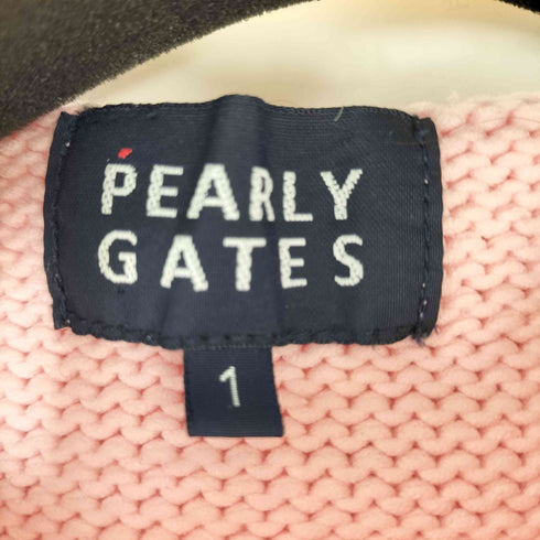 パーリーゲイツ PEARLY GATES ケーブルニットベスト レディース JPN:1