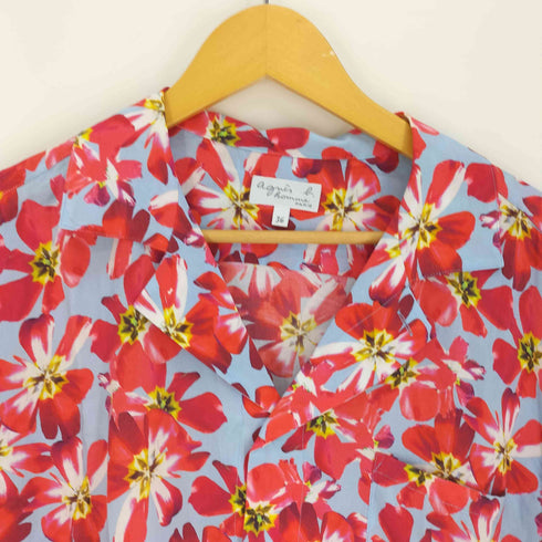 アニエスベーオム Agnes b.homme 総柄アロハシャツ メンズ US:36