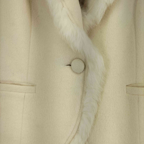 セシルマクビー CECIL McBEE ラビットファー ウールアンゴラ混ジャケット レディース