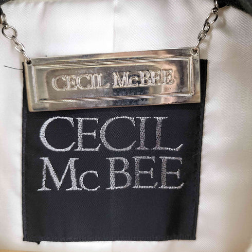 セシルマクビー CECIL McBEE ラビットファー ウールアンゴラ混ジャケット レディース