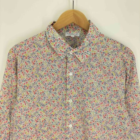 アニエスベーオム Agnes b.homme フラワープリントコットンシャツ メンズ US:40