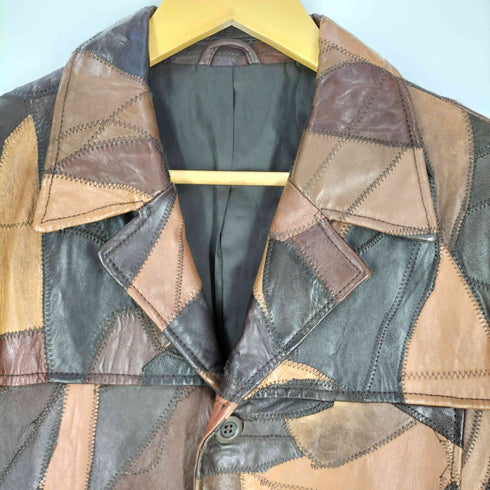 トルネードマート TORNADO MART パッチワーク シープレザー 4Bジャケット メンズ