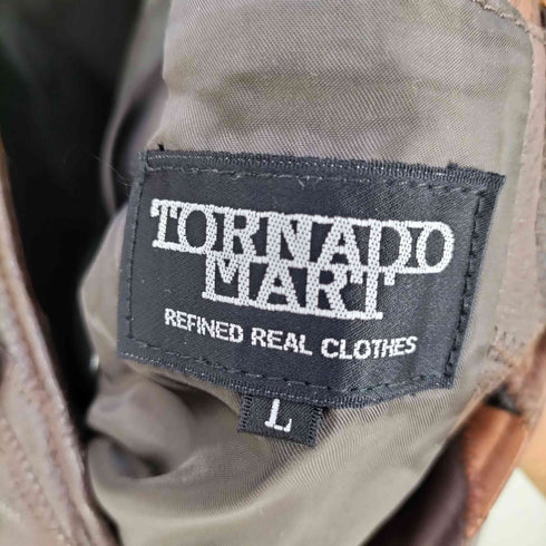 トルネードマート TORNADO MART パッチワーク シープレザー 4Bジャケット メンズ