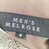 メンズメルローズ MENS MELROSE クラック加工 カウレザー ハーフコート メンズ