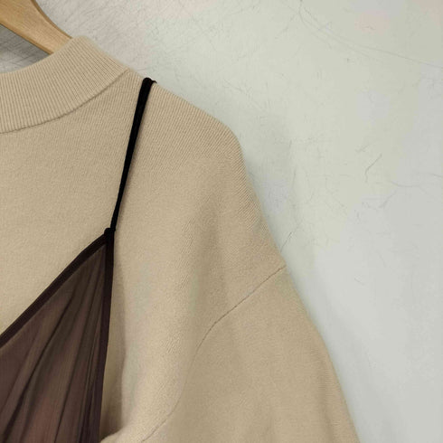 スナイデル snidel プリーツキャミレイヤードワンピース レディース FREE