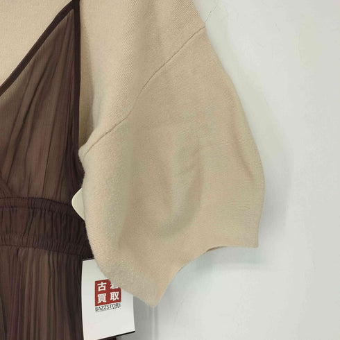 スナイデル snidel プリーツキャミレイヤードワンピース レディース FREE