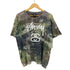 ステューシー Stussy タイダイ染 ストックロゴ SSリンク フロント プリント S/S Tシャツ メンズ import:M