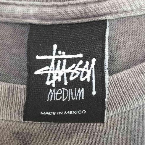 ステューシー Stussy タイダイ染 ストックロゴ SSリンク フロント プリント S/S Tシャツ メンズ import:M