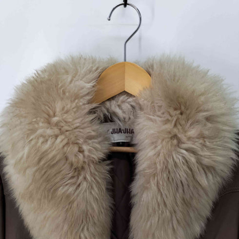 fook ファー レザージャケット レディース JPN:M