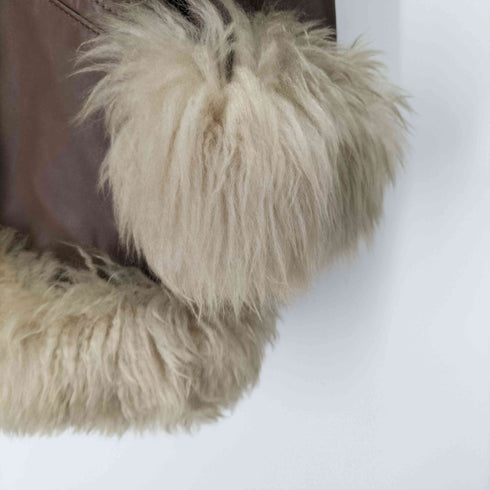 fook ファー レザージャケット レディース JPN:M