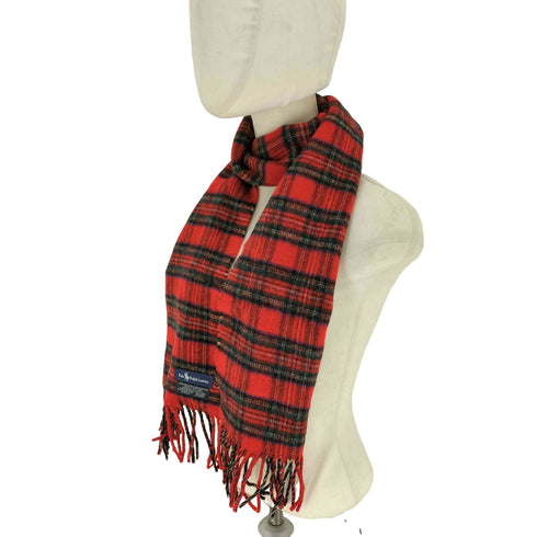 ポロラルフローレン POLO RALPH LAUREN タータンチェックマフラー レディース