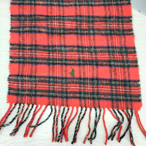 ポロラルフローレン POLO RALPH LAUREN タータンチェックマフラー レディース