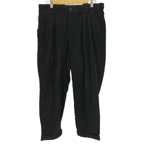 レギュレーションヨウジヤマモト REGULATION Yohji Yamamoto 17AW 2タック サイドアジャスター ジップフライ 太畝 コーデュロイ ワイド テーパード パンツ メンズ JPN:3