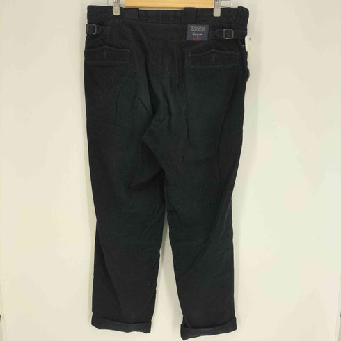 レギュレーションヨウジヤマモト REGULATION Yohji Yamamoto 17AW 2タック サイドアジャスター ジップフライ 太畝 コーデュロイ ワイド テーパード パンツ メンズ JPN:3