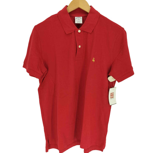 ブルックスブラザーズ BROOKS BROTHERS ロゴ刺繍半袖ポロシャツ メンズ import:M