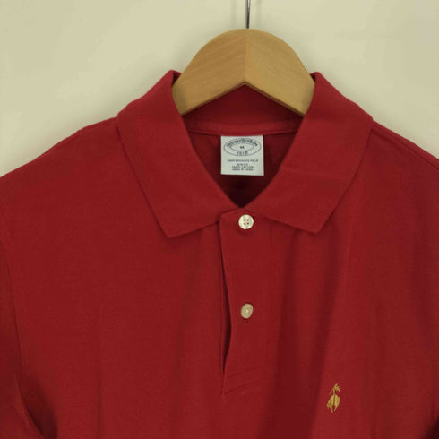 ブルックスブラザーズ BROOKS BROTHERS ロゴ刺繍半袖ポロシャツ メンズ import:M