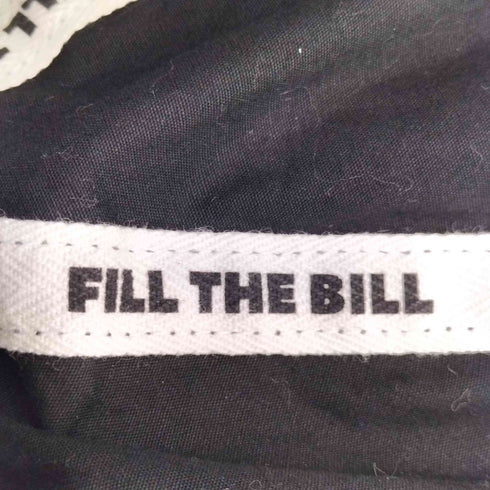 フィルザビル FILL THE BILL コットン6パネルキャップ メンズ FREE
