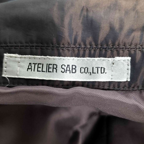 アトリエサブ ATELIER SAB 玉虫 ダブルジップ ナイロンジャケット メンズ JPN:3