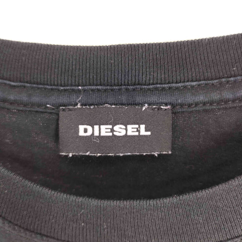 ディーゼル DIESEL スターロゴプリントクルーネック半袖Tシャツ メンズ