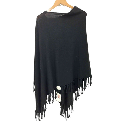 ...PIU 1951 カシミヤ混 ウール ニット ポンチョ レディース