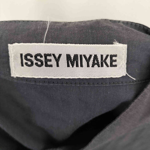 イッセイミヤケ ISSEY MIYAKE 97AW スタンドカラー L/S シャツ レディース JPN:M