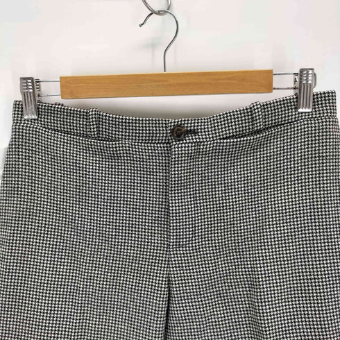 バレンシアガ BALENCIAGA 千鳥格子 ウールトラウザーズ レディース 38