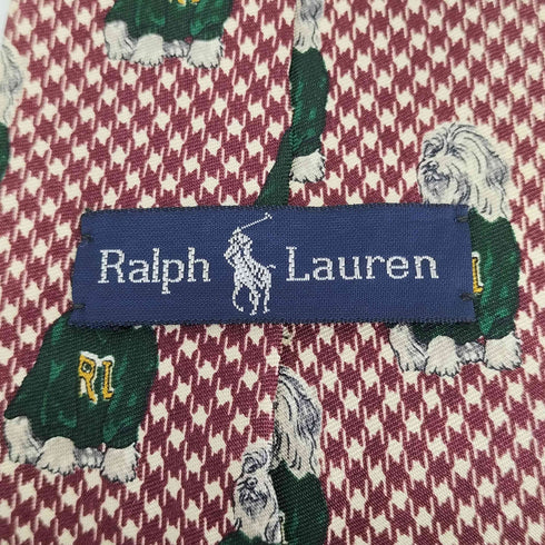 ラルフローレン RALPH LAUREN シルク100総柄ネクタイ メンズ