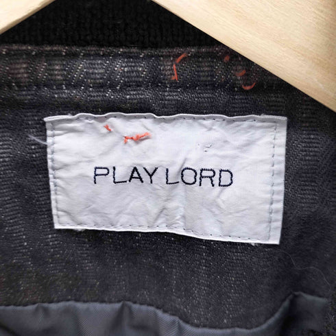 play lord ブラックデニムジャケット メンズ