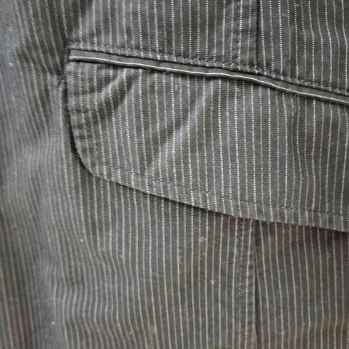 トルネードマート TORNADO MART 背抜き ストライプ ハーフコート メンズ import:L