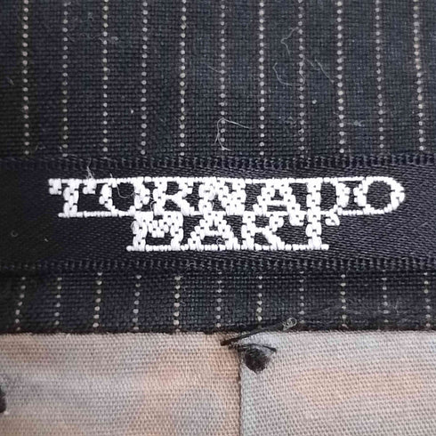 トルネードマート TORNADO MART 背抜き ストライプ ハーフコート メンズ import:L
