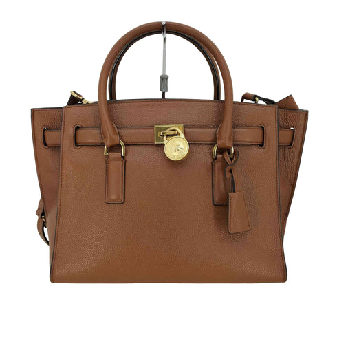 マイケルコース Michael Kors ハミルトン ラージ レザー ハンドバッグ レディース