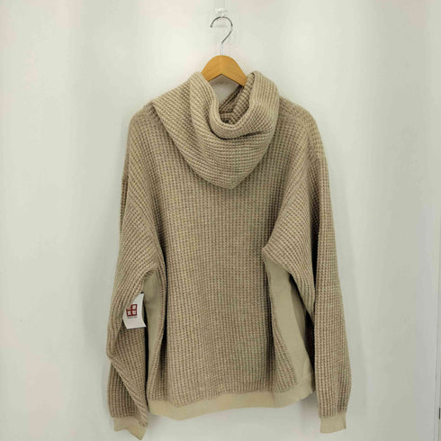バンブーシュート BAMBOO SHOOTS ワッフル アクリルニット プルオーバー パーカー メンズ JPN:L