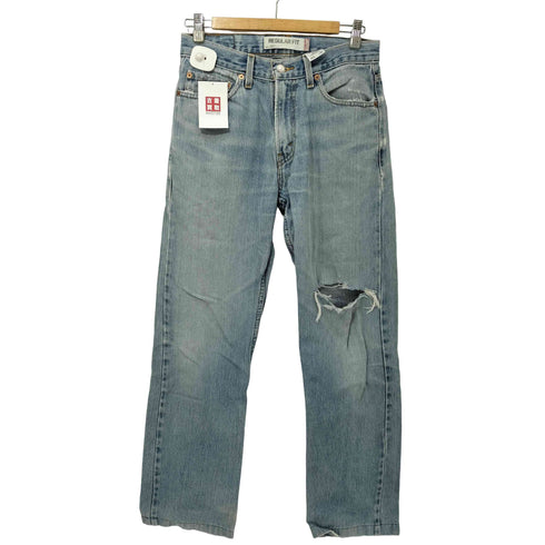 リーバイス Levis 505 アイスウォッシュ ダメージ デニム メンズ W29 L32