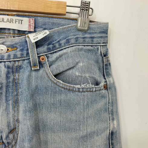 リーバイス Levis 505 アイスウォッシュ ダメージ デニム メンズ W29 L32