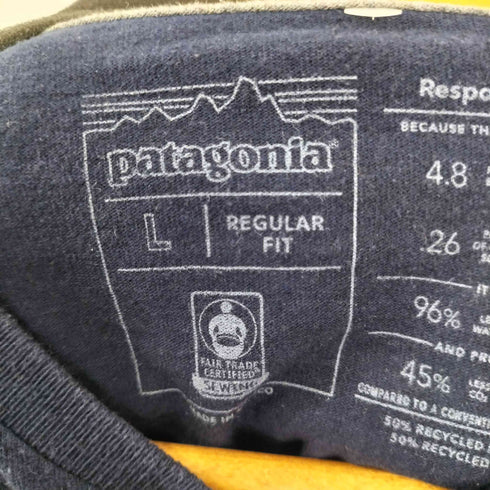パタゴニア patagonia 両面プリント S/S Tシャツ メンズ import:L
