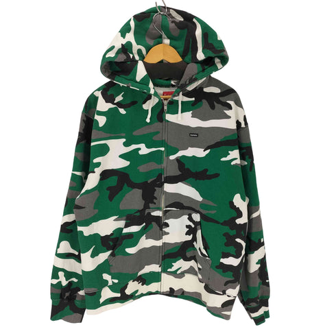 シュプリーム Supreme 25AW SMALL BOX ZIP UP HOODED SWEAT Green Camo メンズ JPN:L