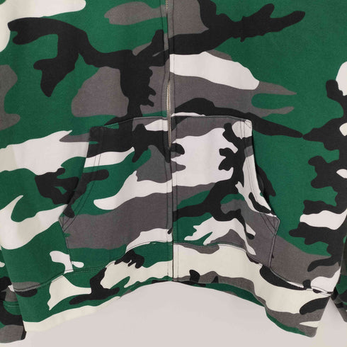 シュプリーム Supreme 25AW SMALL BOX ZIP UP HOODED SWEAT Green Camo メンズ JPN:L