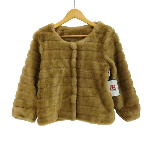 フェイクファー ジャケット メンズ M-L