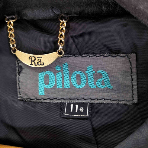 PILOTA ジップアップレザージャケット レディース 11