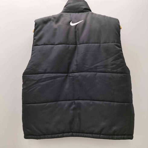 ナイキ NIKE 90S 白タグ スウッシュロゴ 刺繍 3D マルチポケット 中綿 ベスト メンズ import:L