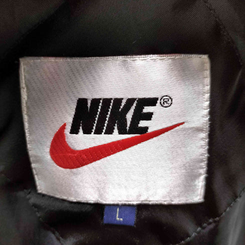 ナイキ NIKE 90S 白タグ スウッシュロゴ 刺繍 3D マルチポケット 中綿 ベスト メンズ import:L