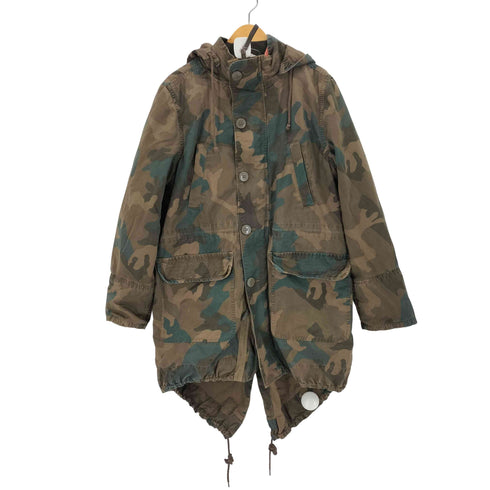 ダナキャランニューヨークジーンズ DKNY JEANS カモ柄 ライナー付き モッズコート メンズ JPN:M