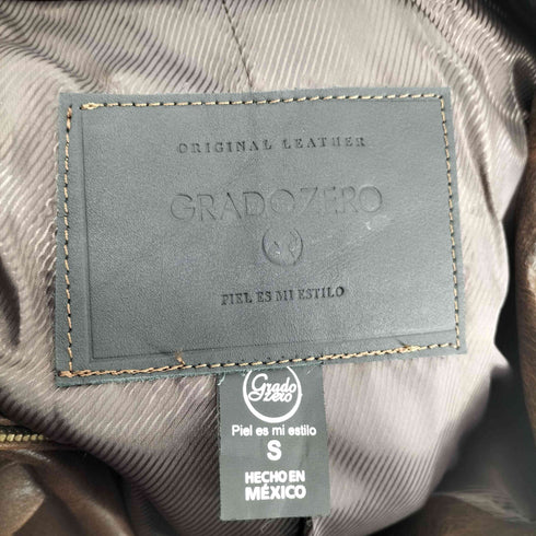 grad zero サイドリブ レザージャケット メンズ import:S