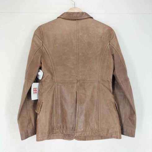 ミッシェルクラン MICHEL KLEIN レザー テーラードジャケット レディース JPN:38