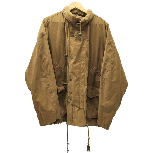ギャップ Gap 90S OLD デカタグ 70/30 コットン ナイロン レザー パイピング ハンティング ジャケット マウンテン パーカー メンズ import:M