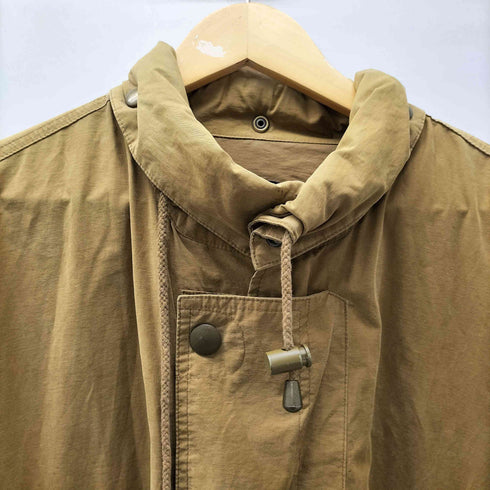 ギャップ Gap 90S OLD デカタグ 70/30 コットン ナイロン レザー パイピング ハンティング ジャケット マウンテン パーカー メンズ import:M